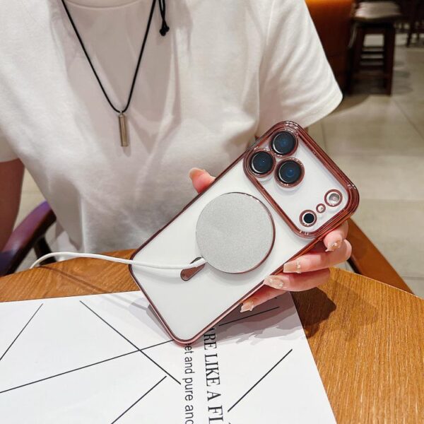 Electroplating MagSafe Phone Case, For iPhone 17 Pro Max, For iPhone 17 Pro, For iPhone 17, For iPhone Air, For iPhone 16e, For iPhone 16 Pro Max