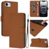 Skin Feel Solid Color Leather Phone Case with Lanyard, iPhone 16e, For iPhone 16 Pro Max