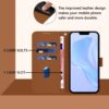 Skin Feel Solid Color Leather Phone Case with Lanyard, For iPhone 13 mini, For iPhone 12 / 12 Pro