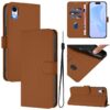 Skin Feel Solid Color Leather Phone Case with Lanyard, For iPhone XR, For iPhone XS Max