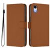 Skin Feel Solid Color Leather Phone Case with Lanyard, For iPhone XR, For iPhone XS Max