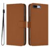 Skin Feel Solid Color Leather Phone Case with Lanyard, For iPhone 8 Plus / 7 Plus