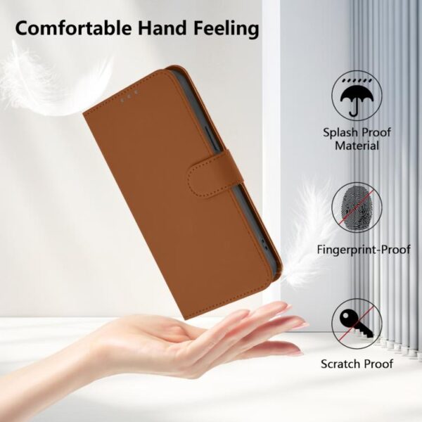 Skin Feel Solid Color Leather Phone Case with Lanyard, For iPhone 17, For iPhone Air