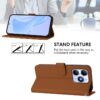 Skin Feel Solid Color Leather Phone Case with Lanyard, For iPhone 17 Pro Max, For iPhone 17 Pro