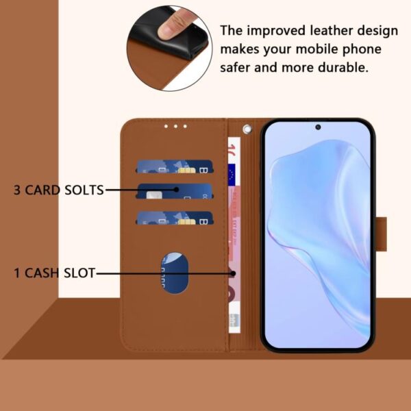Skin Feel Solid Color Leather Phone Case with Lanyard, For iPhone 17 Pro Max, For iPhone 17 Pro
