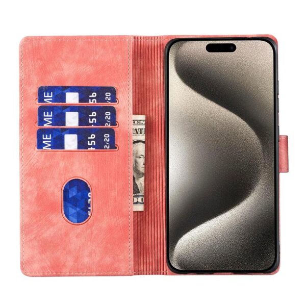 Pen Heart Cat Embossed Leather Phone Case, For iPhone 17 Pro Max, For iPhone 17 Pro, For iPhone 17, For iPhone Air, For iPhone 15 Pro Max, For iPhone 15 Pro, For iPhone 15 Plus, For iPhone 15