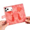 Pen Heart Cat Embossed Leather Phone Case, For iPhone 17 Pro Max, For iPhone 17 Pro, For iPhone 17, For iPhone Air, For iPhone 15 Pro Max, For iPhone 15 Pro, For iPhone 15 Plus, For iPhone 15